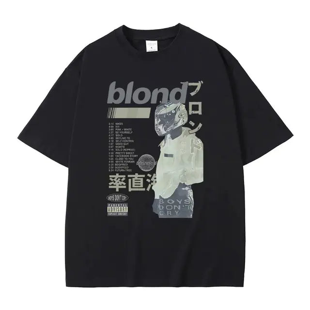 Frank Double-Sided Print Streetwear T-Shirt for Men & Women