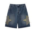 2023 Men's Summer Harajuku Streetwear Denim Shorts