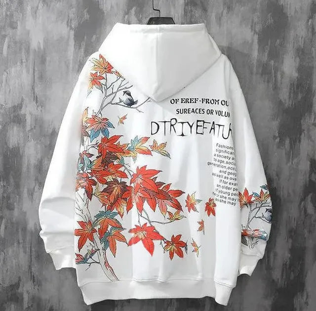 Men's Fleece Hoodie - Harajuku Style Streetwear Jacket